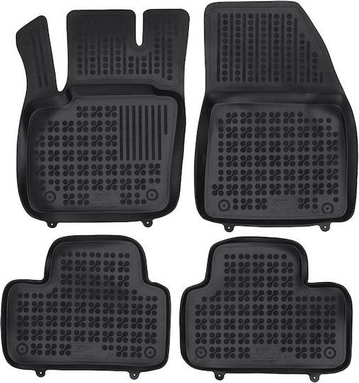 Rezaw Plast Set Front and Back Car Mats 5 Pieces for Volvo XC40 2018 2020 Black