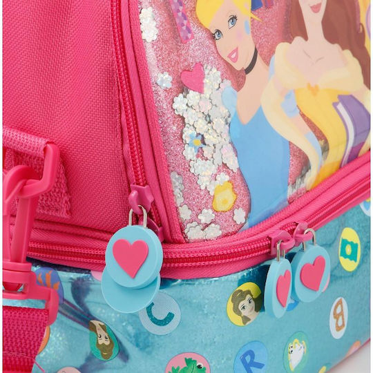 School Shoulder Lunch Bag Multicolour Disney Princess 21 x 15 x 28cm