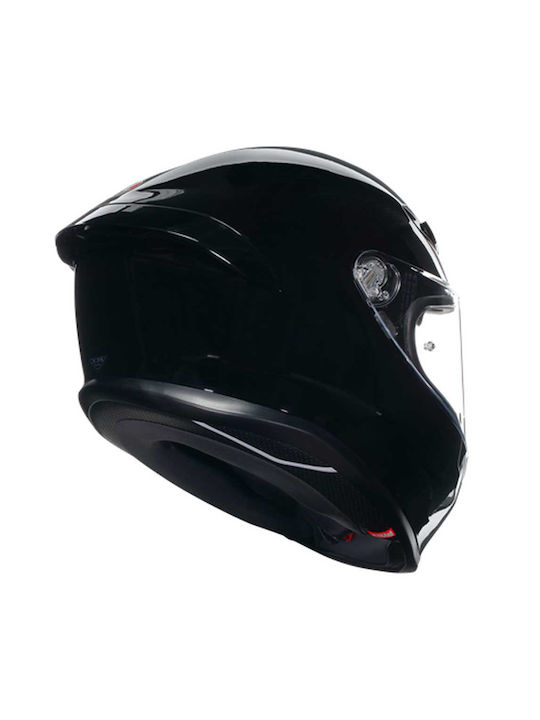 AGV K6 S Black Motorcycle Helmet Full Face ECE 22.06 1220gr with Pinlock