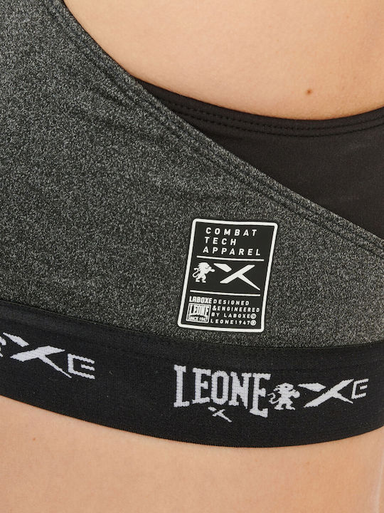 Leone 1947 Women's Sports Bra without Padding Dark Grey