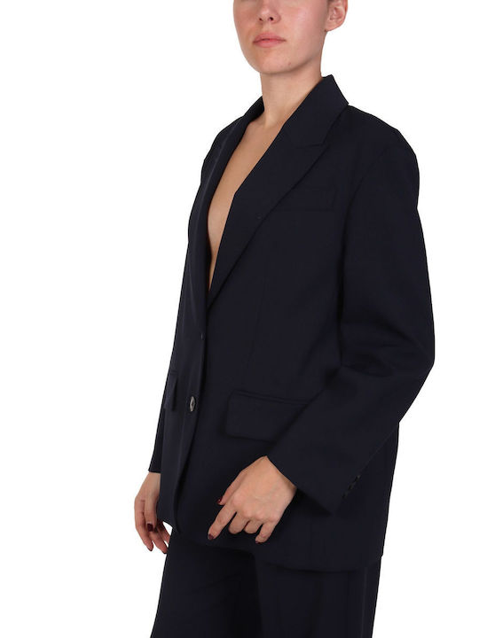 Max Mara Women's Blazer Navy Blue