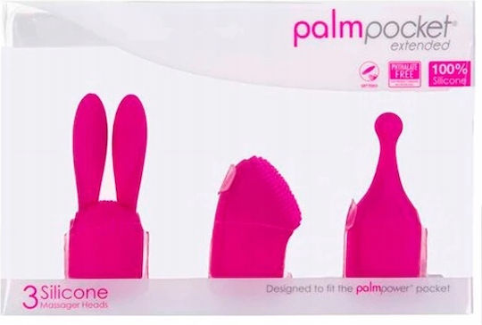 BMS Factory PalmPocket Комплект с Глави за Вибратор Розови