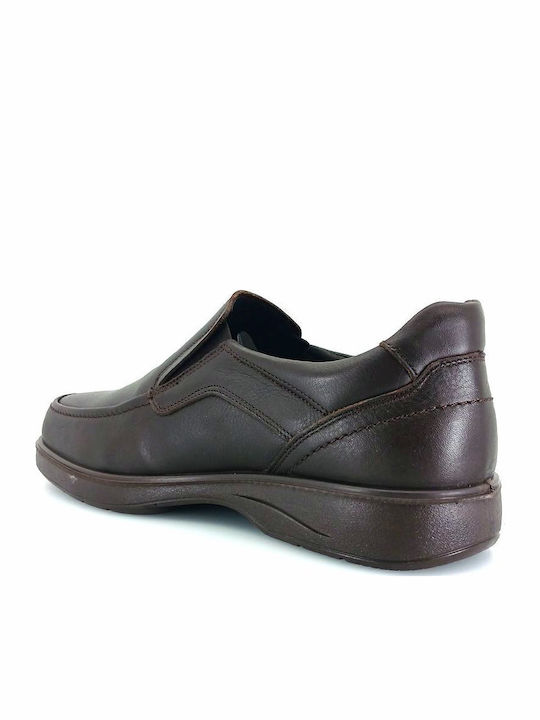 Men's Leather Casual Shoes Brown
