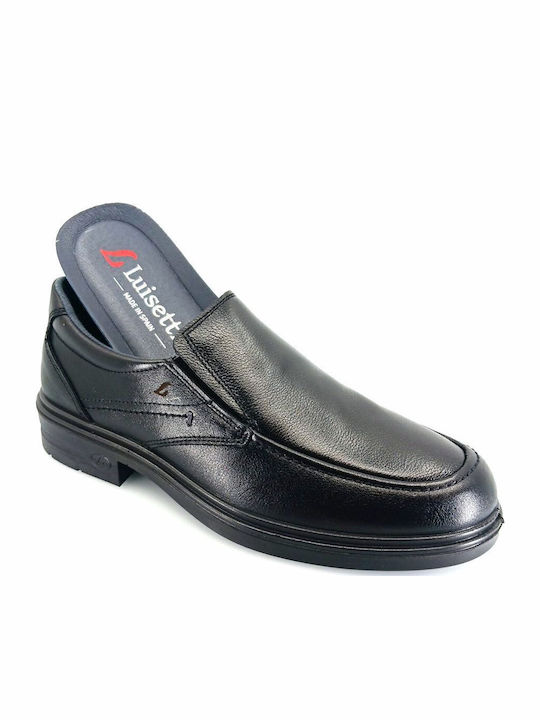 Men's Leather Casual Shoes Black