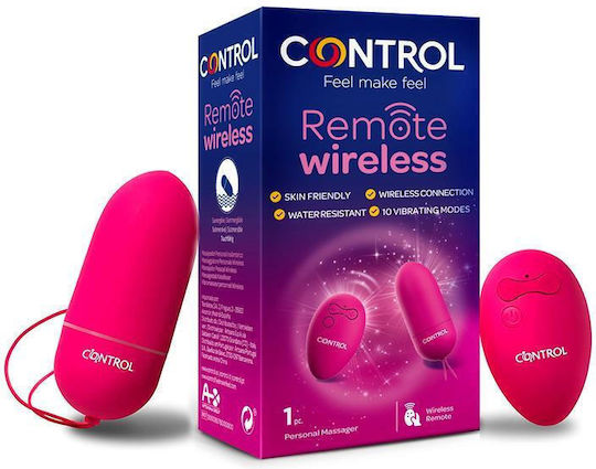 Control Feel Make Feel Mini Δονητής Egg με Απομακρυσμένο Έλεγχο Ροζ