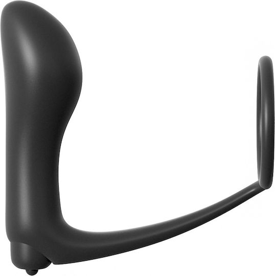Pipedream Vibr Vibrant Inel Cock Silicon cu Ineluri pentru penis Negru