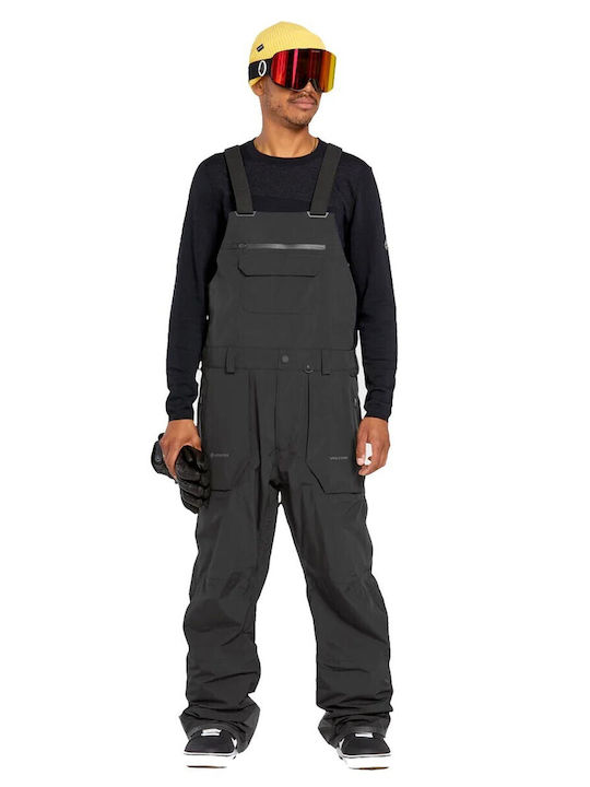 Volcom G1352503-BLK Men's Dungarees for Ski & Snowboard Black