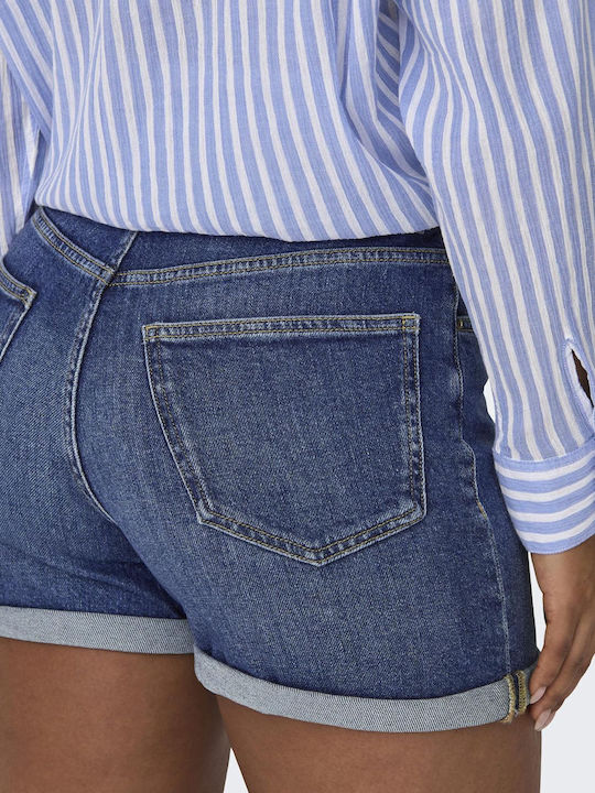 Josephine Femei Talie înaltă Pantaloni scurți Med Denim