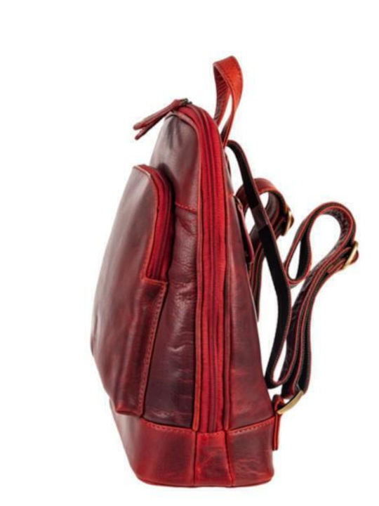Leather Creations XK Раница Червена