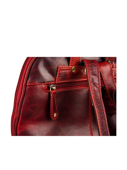 Leather Creations XK Раница Червена