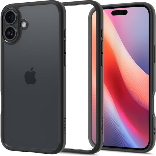 Spigen Ultra Hybrid Back Cover Plastic 2mm Matte Black (iPhone 16 Plus)