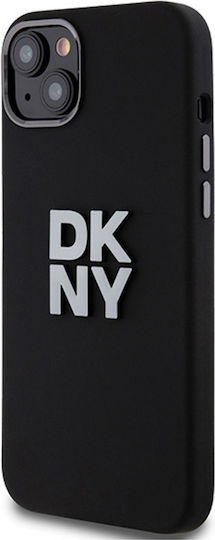 DKNY Liquid Back Cover Plastic / Silicon Negru (iPhone 13)