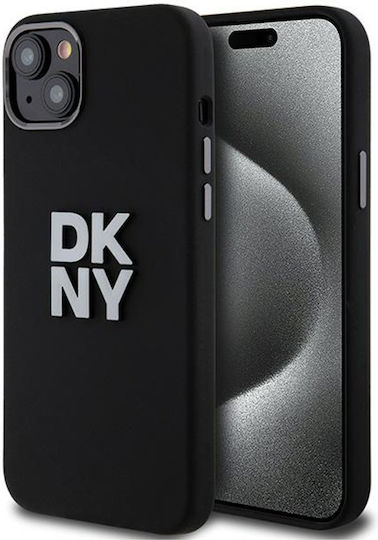 DKNY Liquid Back Cover Plastic / Silicon Negru (iPhone 13)