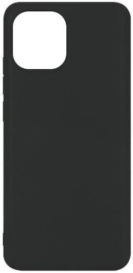 Matt Back Cover Silicone Set with Glass Black (Redmi A1 / A2)