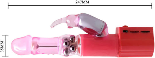 Boss Of Toys Vibrator Rabbit 24cm Pink