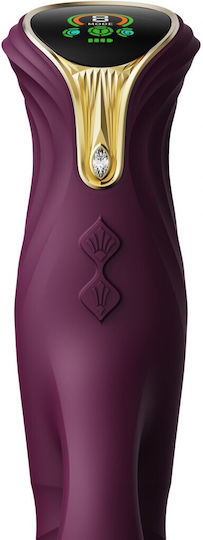 Zalo Velvet Δονητής G-Spot 25.7cm Μωβ