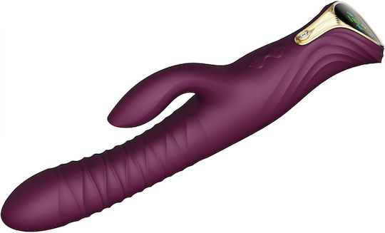 Zalo Velvet Δονητής G-Spot 25.7cm Μωβ