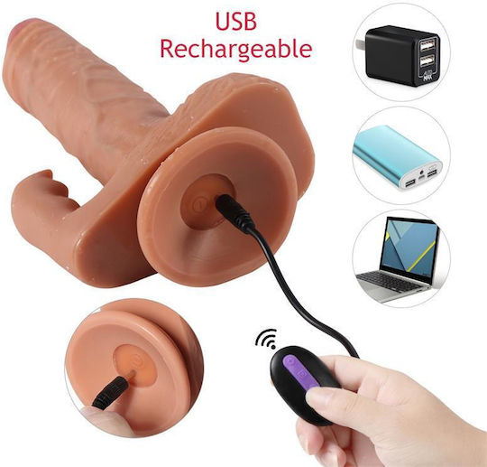 Shequ Realistisch Vibrator 20cm Fleisch