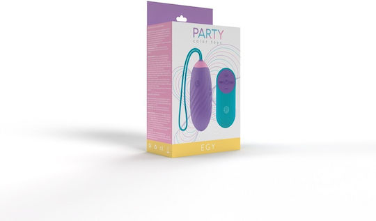 Party Color Toys Δονητής Egg Μωβ