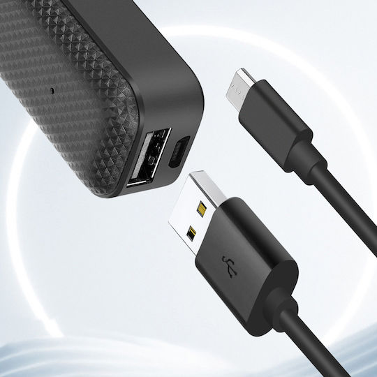Setty Travel Battery Mini Power Bank 2600mAh με Θύρα USB-A Μαύρο