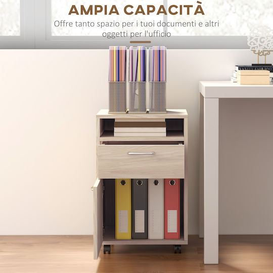Συρταριέρα Γραφείου Ξύλινη Δρύς 40x35x60cm