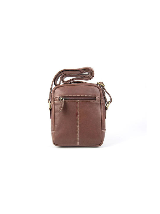 Leather Creations XK Leather Men's Bag Shoulder / Crossbody Brown