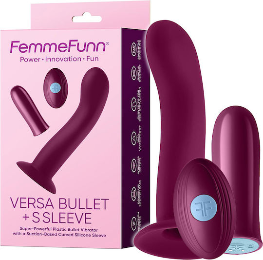 FemmeFunn Вибратор Bullet с Дистанционно Управление Fuchsia