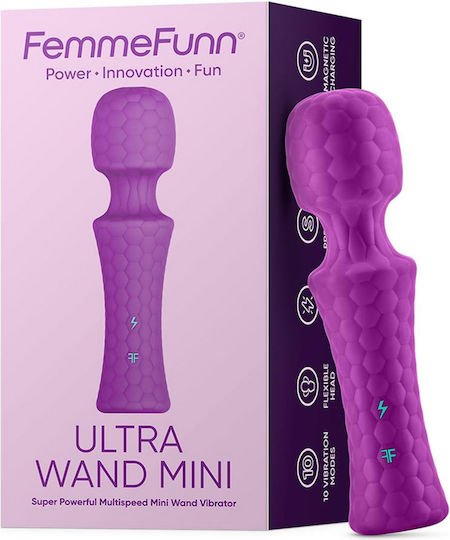FemmeFunn Mini Δονητής Μασάζ 14.5cm Μωβ