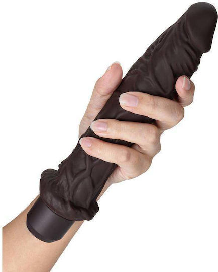 Blush Silicone Dr Realistic Vibrator 21.5cm Brown