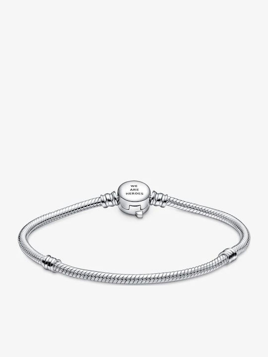 Pandora Moments Γυναικείο Βραχιόλι Αλυσίδα από Ασήμι 17cm