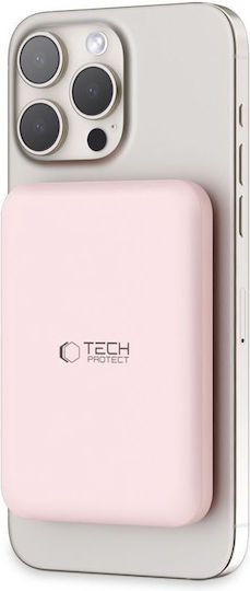 Tech-Protect PB10 LifeMag MagSafe Power Bank 5000mAh Ροζ