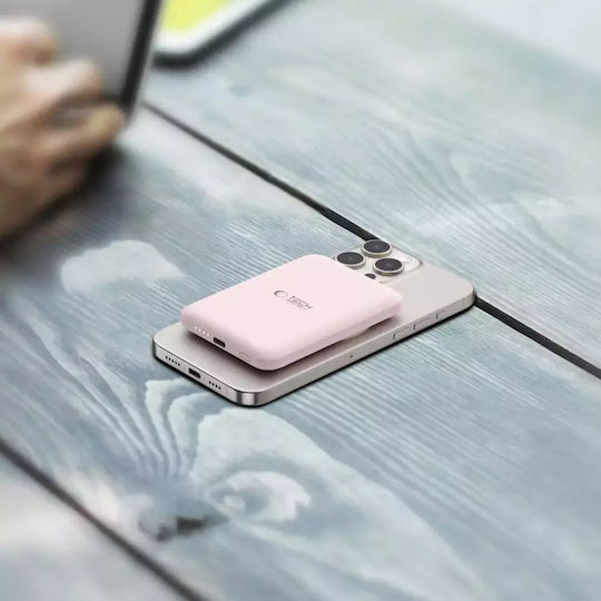 Tech-Protect PB10 LifeMag MagSafe Power Bank 5000mAh Ροζ
