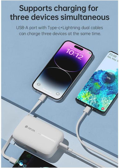 Devia Power Bank 10000mAh 10W Schwarz