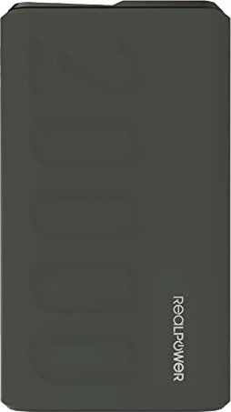 RealPower PB-20000PD+ Power Bank 20000mAh with 2 USB-A Ports and USB-C Port Green