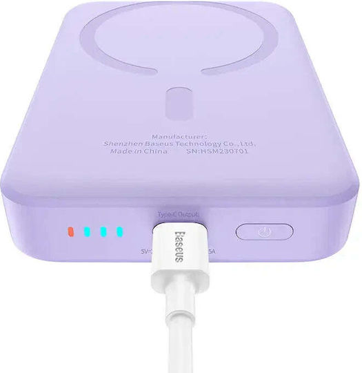 Baseus Mini Air MagSafe Power Bank 10000mAh 20W cu Port USB-C Violet