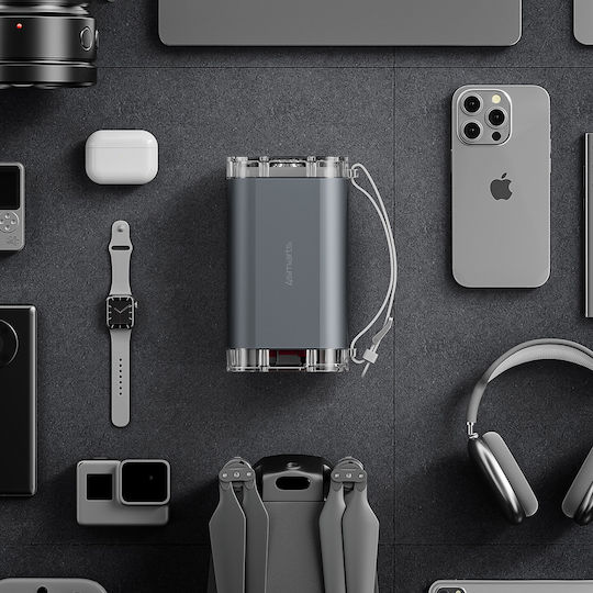 4Smarts Lucid Ultra Power Bank 40000mAh 100W με 2 Θύρες USB-A και 2 Θύρες USB-C Γκρι