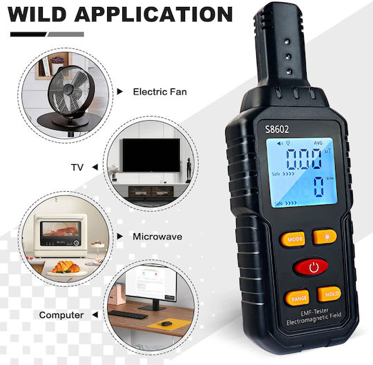 Portable Radiation and Electromagnetic Field Temperature Radiation Meter