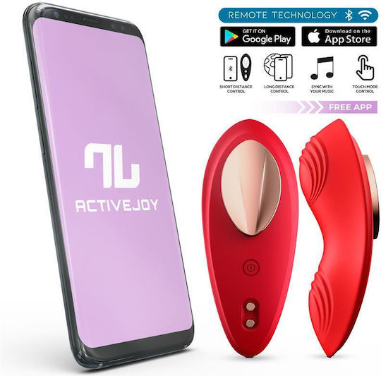 Vibrator for Couples with Remote Control Red