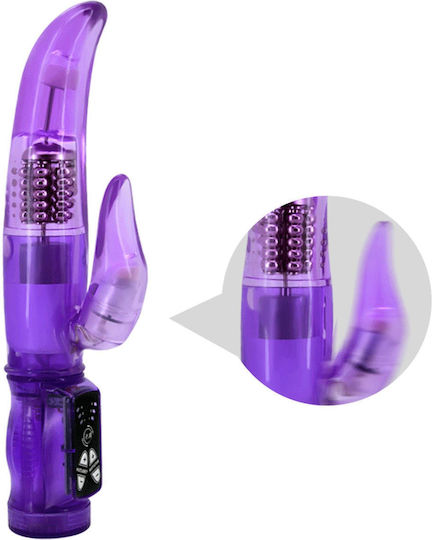 Baile Happy Angel Vibrator G-Spot 22cm Purple