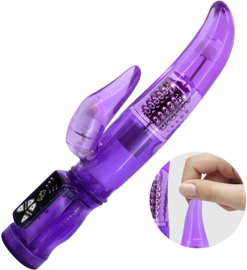 Baile Happy Angel Vibrator G-Spot 22cm Purple