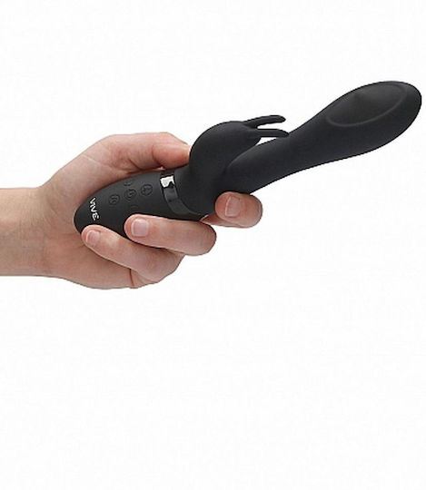Vive Mira Δονητής Rabbit 21cm Black