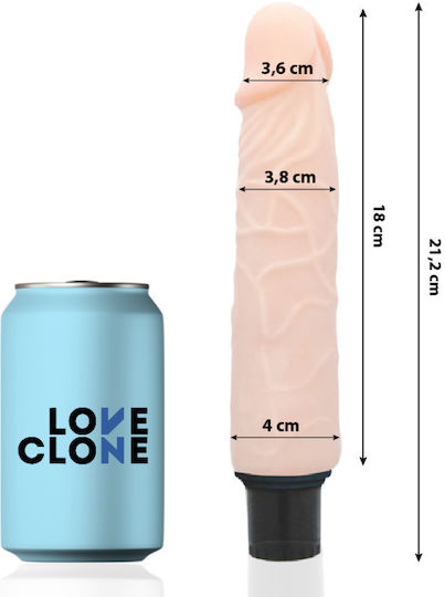 Nanma Loveclone Finn Realistic Vibrator 21.2cm Flesh