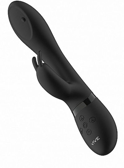 Vive Mira Δονητής Rabbit 21cm Black