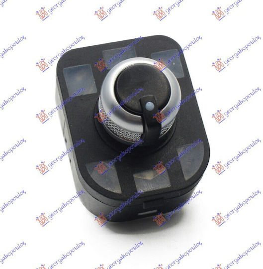 Prasco Car Mirror Switch for Audi A3 Silver