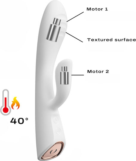 Dorcel Δονητής Rabbit Λευκός