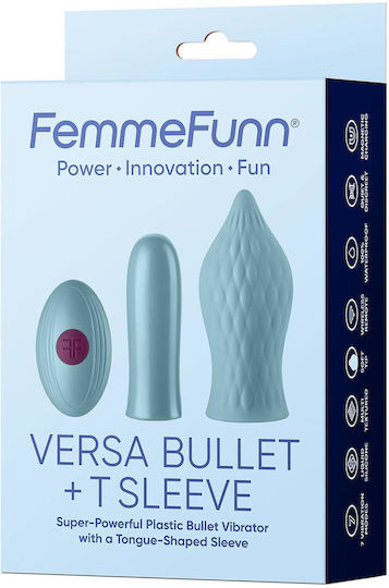 FemmeFunn Δονητής Bullet 20.3cm Γαλάζιος