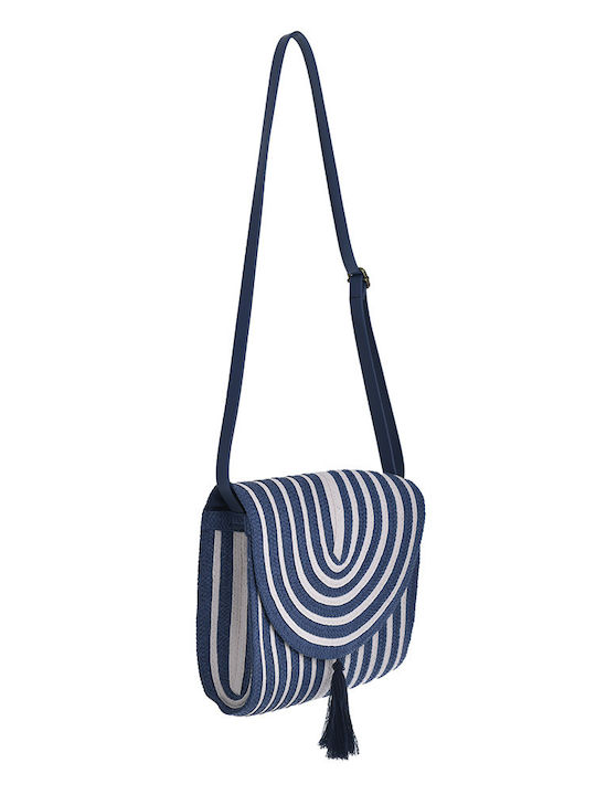 Straw Women's Bag Shoulder Blue