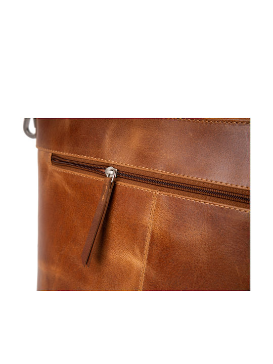 Leder Damentasche Umhängetasche Tabac Braun