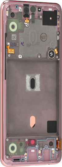 Ecran Samsung Samsung Galaxy A51 LCD + Ecran Tactil + Șasiu Original Rose Gold