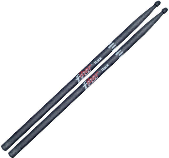 Fibersticks Карбон Палчици Барабани Rock Type 5B в Черен Цвят